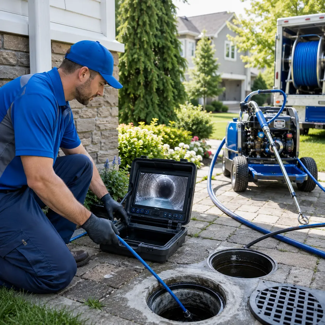 Outdoor drain cleaning professionals serving Marina, CA